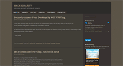 Desktop Screenshot of hack4charity.org