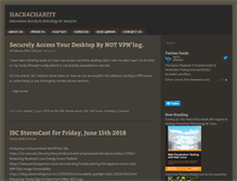 Tablet Screenshot of hack4charity.org